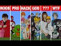 NOOB VS PRO VS HACKER Minecraft Pixel art✨maizen &amp; anime
