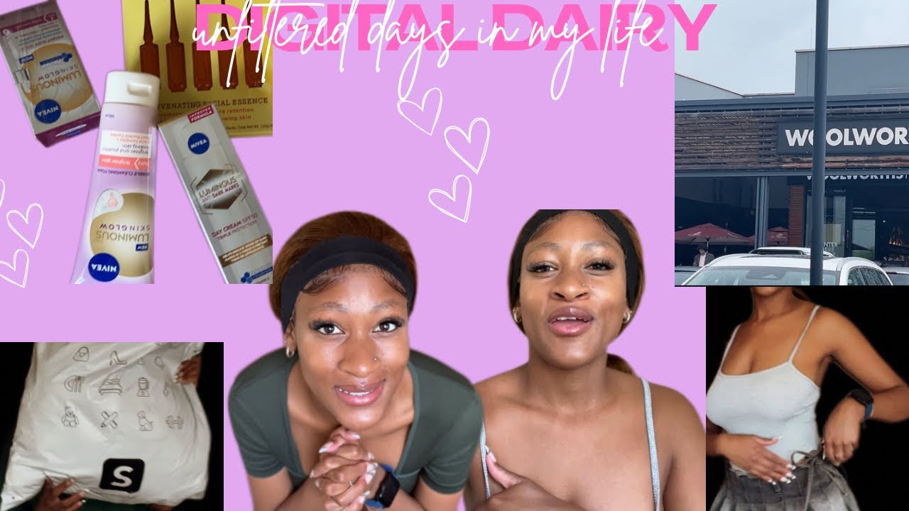 Unfiltered days in my life:Ep 5/South African YouTuber {GRWM, skincare,hauls and more }chaotic vlog 
