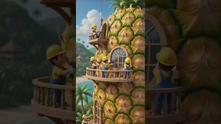 Tiny Workers Build a Giant Pineapple Hotel 🍍🏨👷