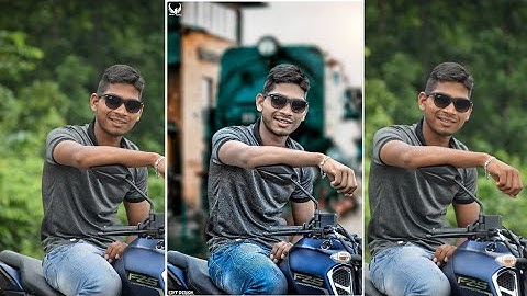 PicsArt Manipulation Editing Train Side Tutorial video Sipak Editz 🖋🖊