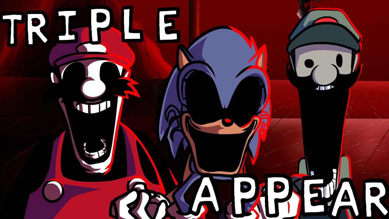 Mario FNF port: TRIPLE APPEAR - CINEMATIC