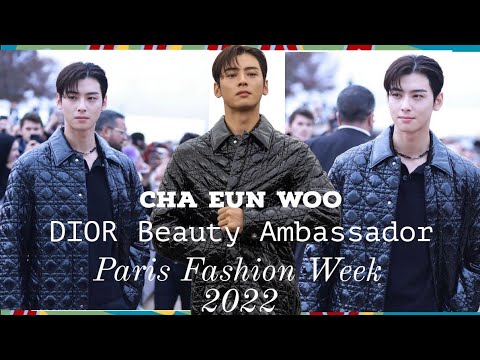 Cha Eun Woo for Dior Fashion Week International Buzz 