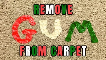 How to Remove Gum From Carpet