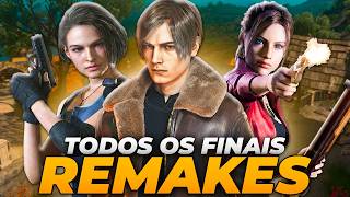 Eu Fiz Todos os Finais dos Remakes de Resident Evil (Modernos) para que Você Não Precise