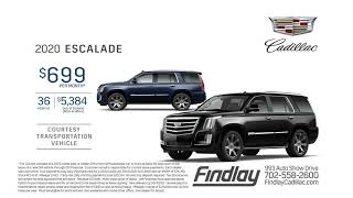 Findlay Cadillac September 2020 Cadillac Escalade Lease Special