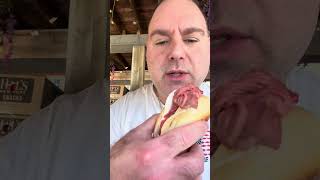 Gorilla bite Ape Chomp! Roast Beef Provolone Fresh Mozzarella and Swiss Cheese OH! #apefather #oh