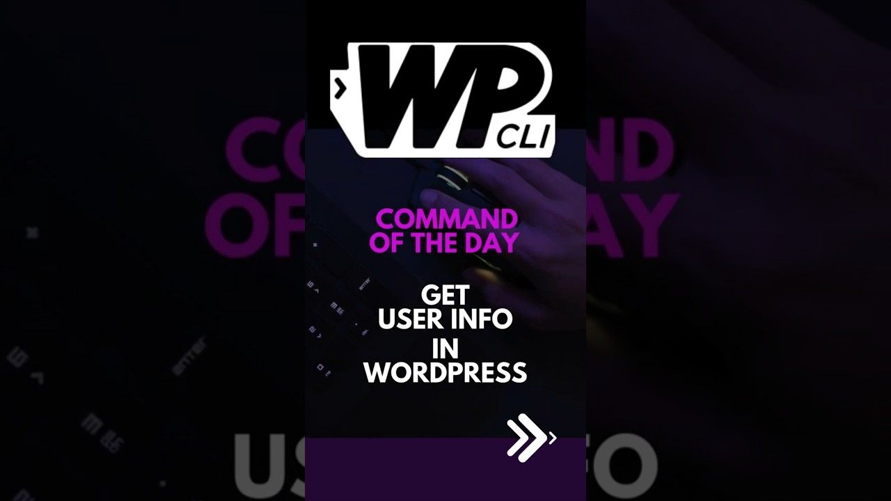 WP-CLI Power Tip: Get User Info from Command Line!