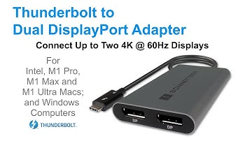 Sonnet Thunderbolt to Dual DisplayPort Adapter - Overview Video