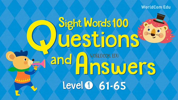 [Sight Words 100 LEVEL.1] Lesson 13 | Brian Stuart Q&A 61-65 (0215)