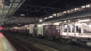 75レEF65-2139ヘッドマーク付き岡山駅入線