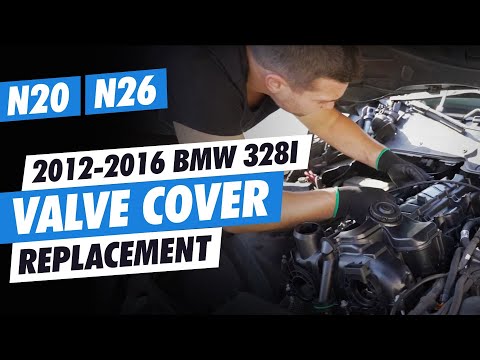 DIY 2012-2016 BMW 328i Valve Cover replacement (gasket) N20 (N26