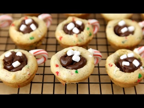Holiday Chocolate Cookie Cups