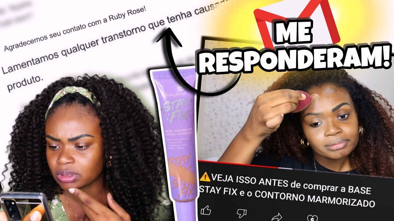 EU RECLAMEI sobre a BASE STAY FIX (ME110) e VEJA o que a Ruby Rose ME RESPONDEU!