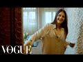 Megha kapoor gets ready for forces of fashion with natural diamond council of india  vogue india