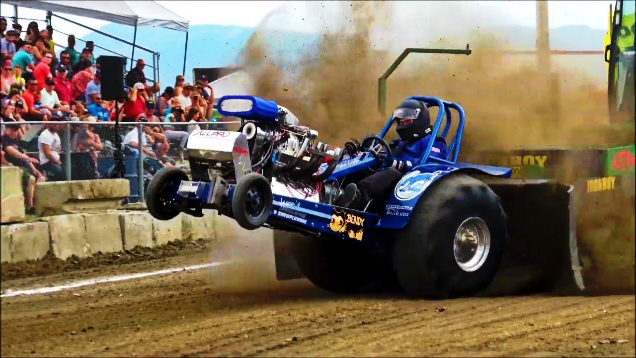 Mini Modified Tractors @ St Damase ASTTQ 2019 Tractor Pulling by JC ...