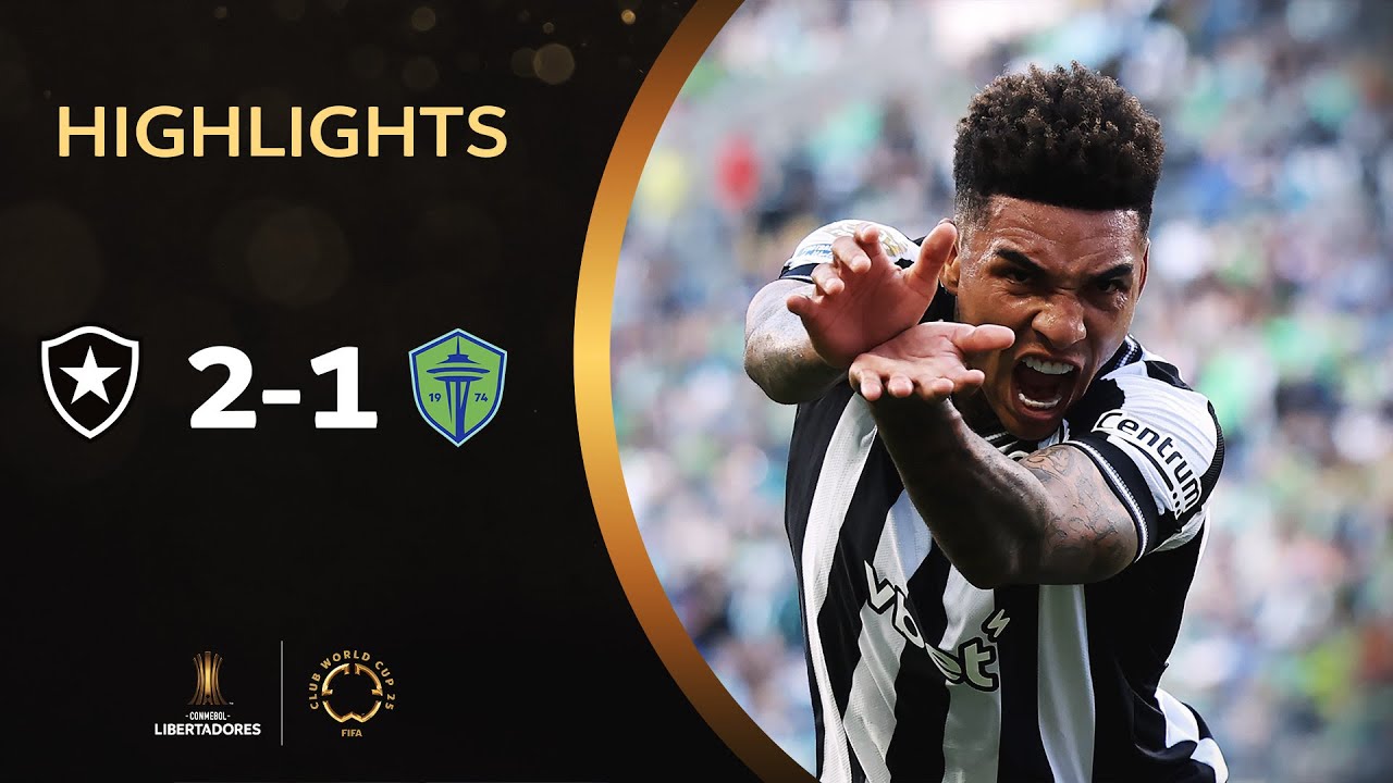 BOTAFOGO X SEATTLE SOUNDERS (EUA) | MELHORES MOMENTOS | COPA DO MUNDO ...