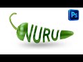 Creative Chili Text Effect | Photoshop Tutorial | NURU Text Manipulation