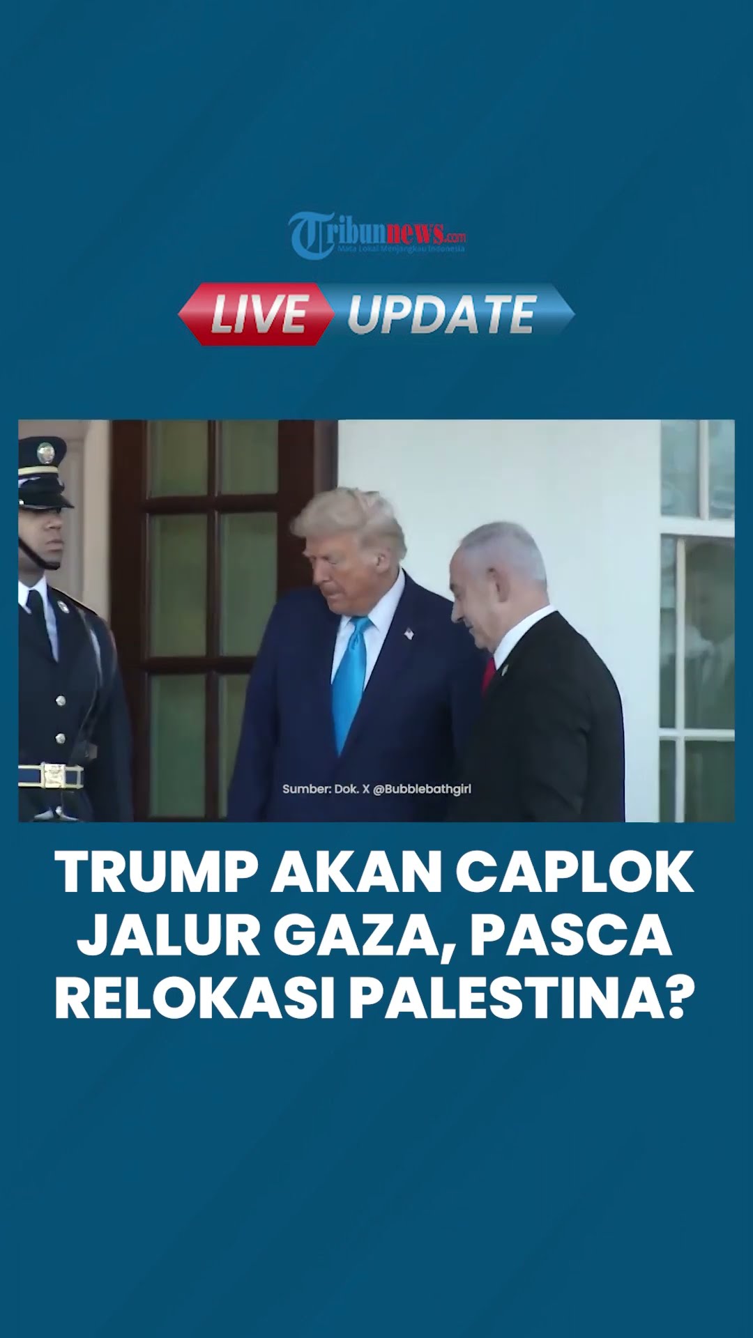 Trump Bikin Geger Publik Lagi! Sebut akan Caplok Jalur Gaza setelah Warga Palestina Dipindahkan