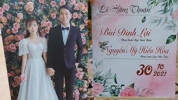 Lễ Hằng Thuận của chú rể Đình Lợi (PD: Ngộ Bách Nhơn) và cô dâu Hiếu Hòa (PD: Giác Như Thảo)