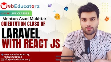 Orientation Class of Professional Laravel With React js