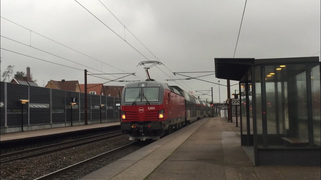 DSB Dobbeltdækkervognene og EB 3203 | Fra Slagelse - Til Østerport som RE 4334