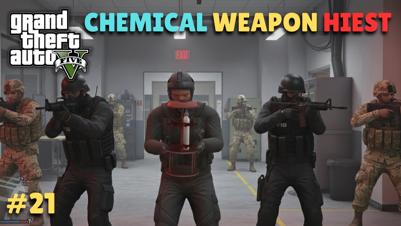 CHEMICAL WEAPON STEALING GTA V #21