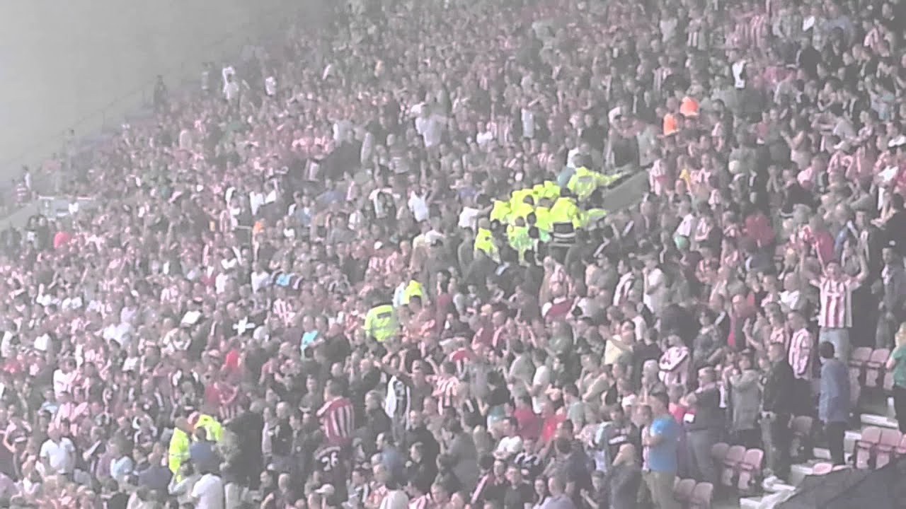 Wigan athletic v stoke city fighting YouTube