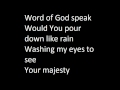 Word of God Speak/ Amazing Love (medley)