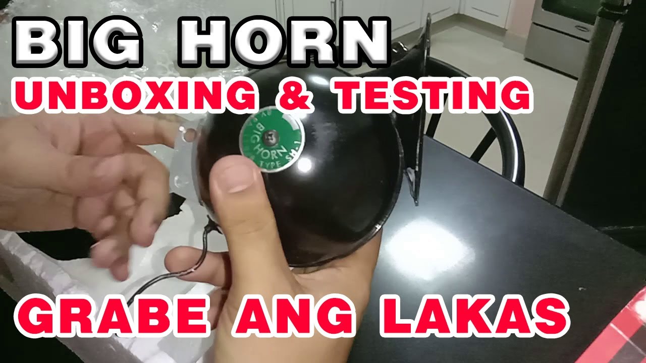 BIG HORN UNBOXING AND SOUND TESTING | ANG MALAKAS NA BUSINA
