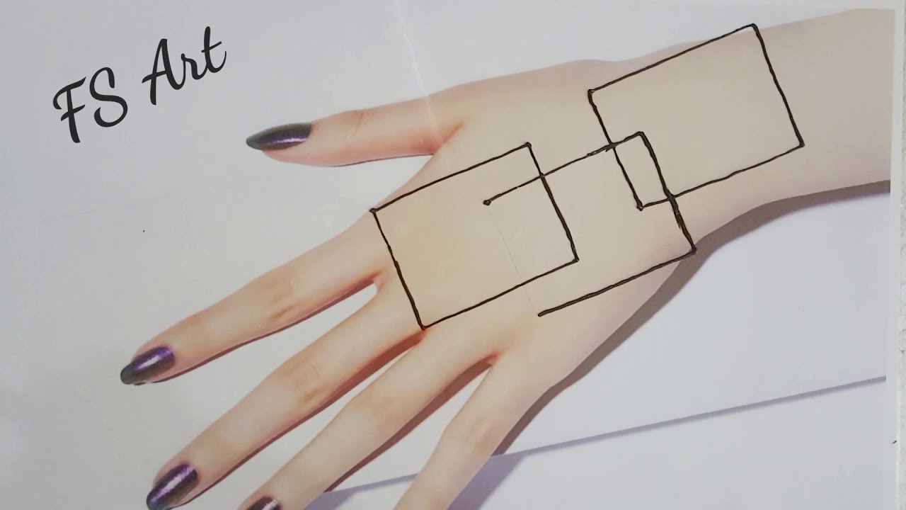 Mehndi Design Trick with Matches Box Beautiful Mehndi Design Trick