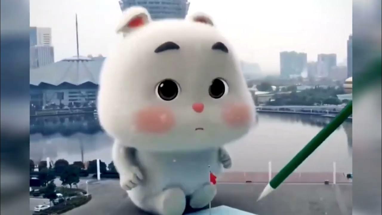 Tik tok compilation with green rabbit Super Cute Fat bunny