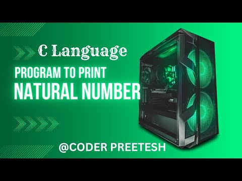 Important Question In C| How To Print Natural Number In C Language ...