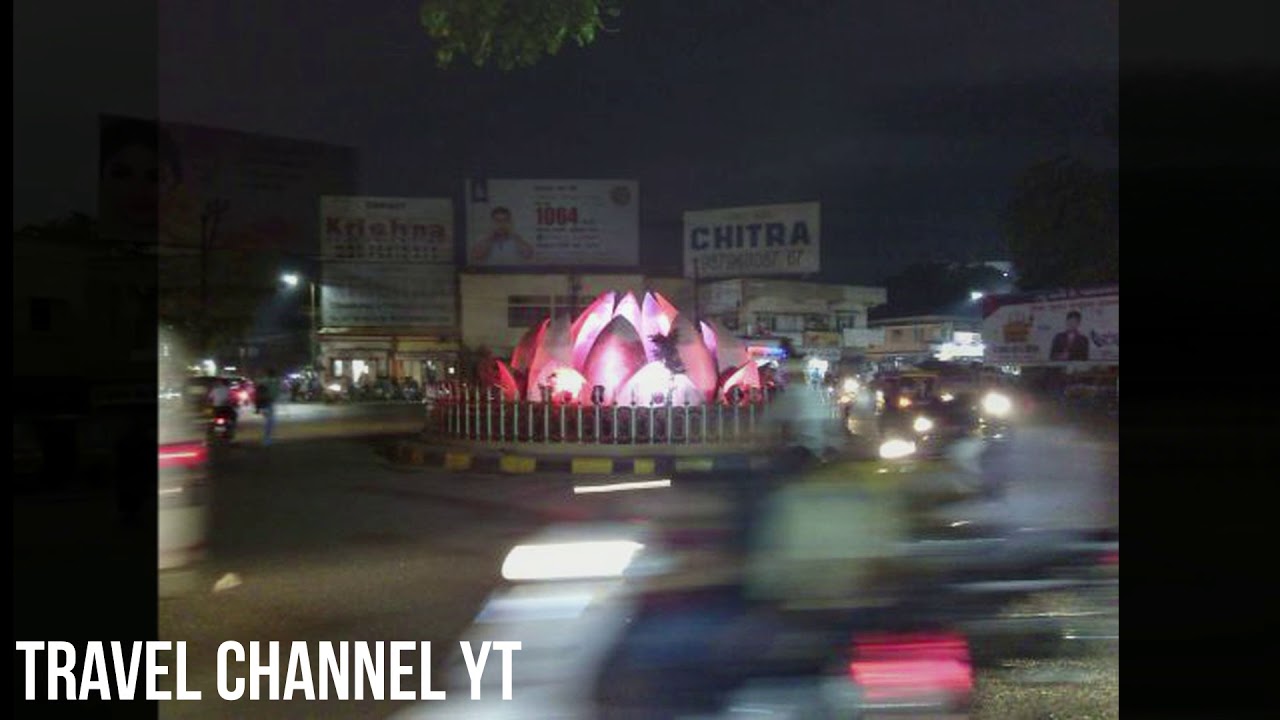 Driving in Jamnagar જામનગર जामनगर​ - pancheshwar Tower - Hawai Chowk - Ranmal Lake -  Gujarat, India