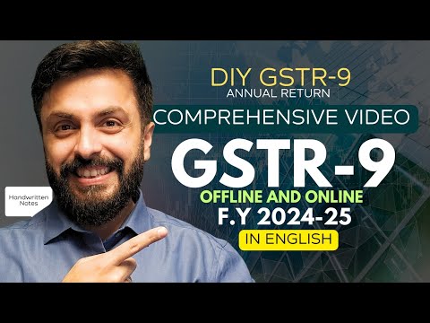How to File GSTR-9 for FY 2024-25|GST Annual Return|Annual Return GSTR-9 under GSTEnglish AI