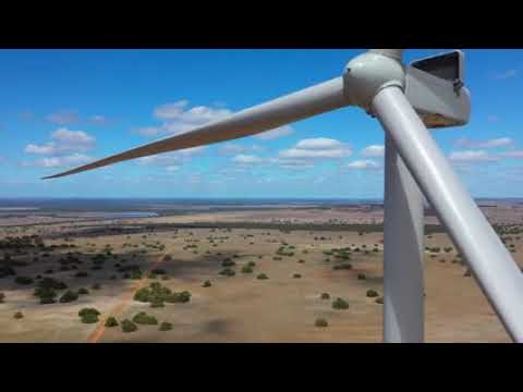 Yandin Wind Farm progress update - 10 complete wind turbine generators