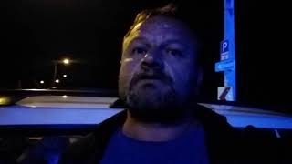 Kumcağız Sahil Gece Araba Içinde, Yağmurlu Ve Soğuk Hava