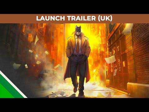 Blacksad: Under the Skin | Launch Trailer UK | Microids, Pendulo Studios & YS Interactive