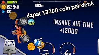 tutorial mendapatkan coin dengan cepat di awal game hill climb racing screenshot 3