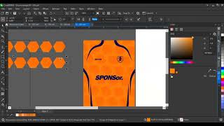 Designing a sports jersey in coreldraw for sublimation