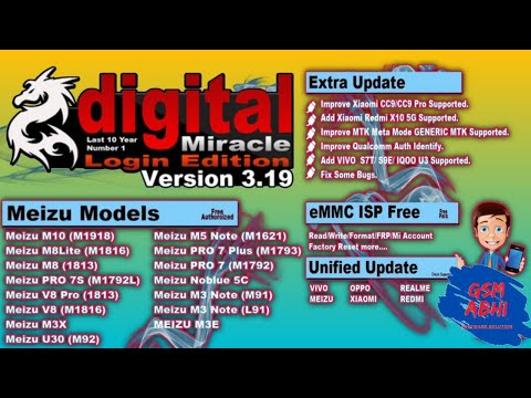 Miracle Box Digital (Login Edition) Ver 3.19 31st March 2021