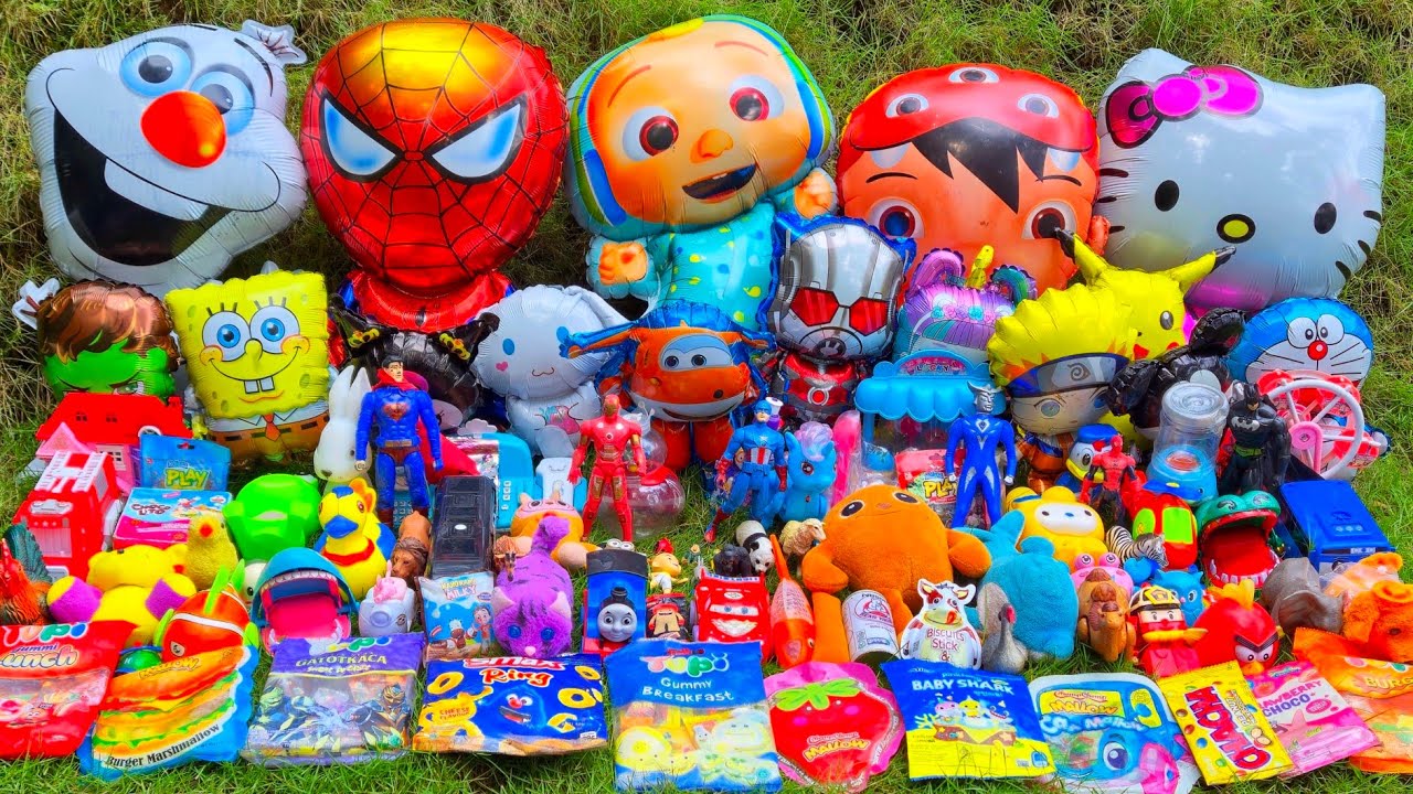 Hunting Es krim Balon  Masakan marsmello Yupi Baby shark Masya and The Bear Upin Ipin Bebek Gajah 8