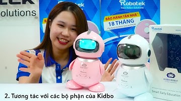 Robot vừa chơi vừa học tiếng Anh cho bé – KIDBO K100