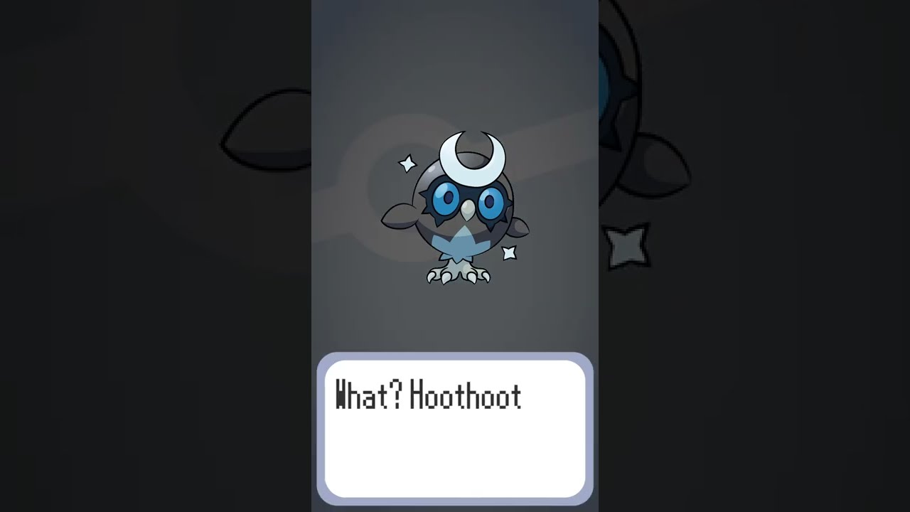Hoothoot evolved into... 