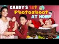 Candy 1st Photoshoot (1-2months) at Home| Newborn Baby Photoshoot Ideas at Home