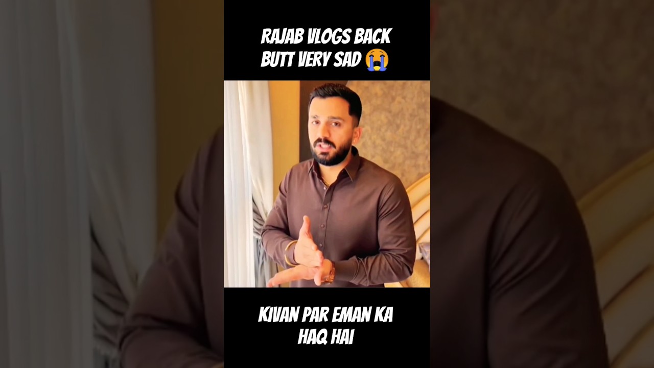 Rajab Start Vlogs Again 😱 Very Sad Kivan Eman Story Share 😭 
