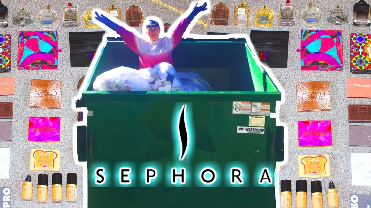 DUMPSTER DIVING AT SEPHORA