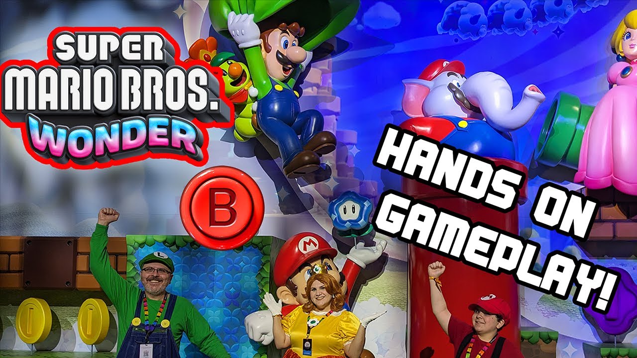 We played Super Mario Bros. Wonder at Nintendo Live 2023. It's-a good!