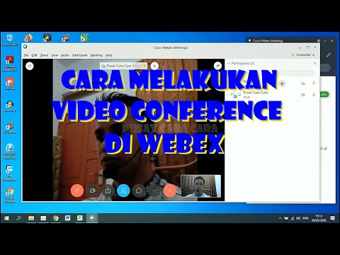 Video: Bisakah WebEx digunakan untuk konferensi video?