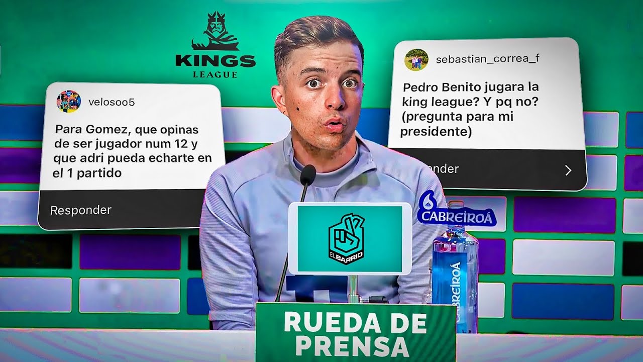 ¿Cómo FICHÉ A JOSE JUAN? ¿Jugará PEDRO BENITO? | Rueda de prensa El Barrio