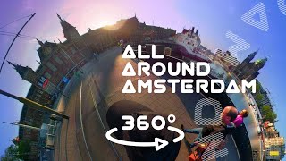 Amsterdam Central Station - Walking Amsterdam in 360 4K